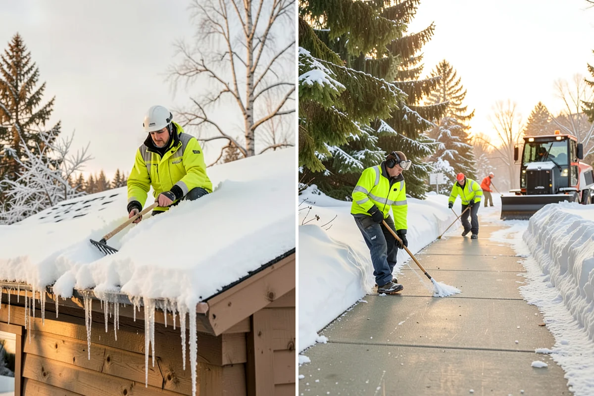 Senior Living Community Deicing in Sedro-Woolley, Skagit County, WA - Map resident walkways, courtyards, ramps, and entrances with staff