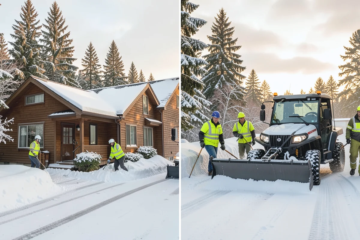 Senior Living Community Deicing in Skykomish, King County, WA - Map resident walkways, courtyards, ramps, and entrances with staff