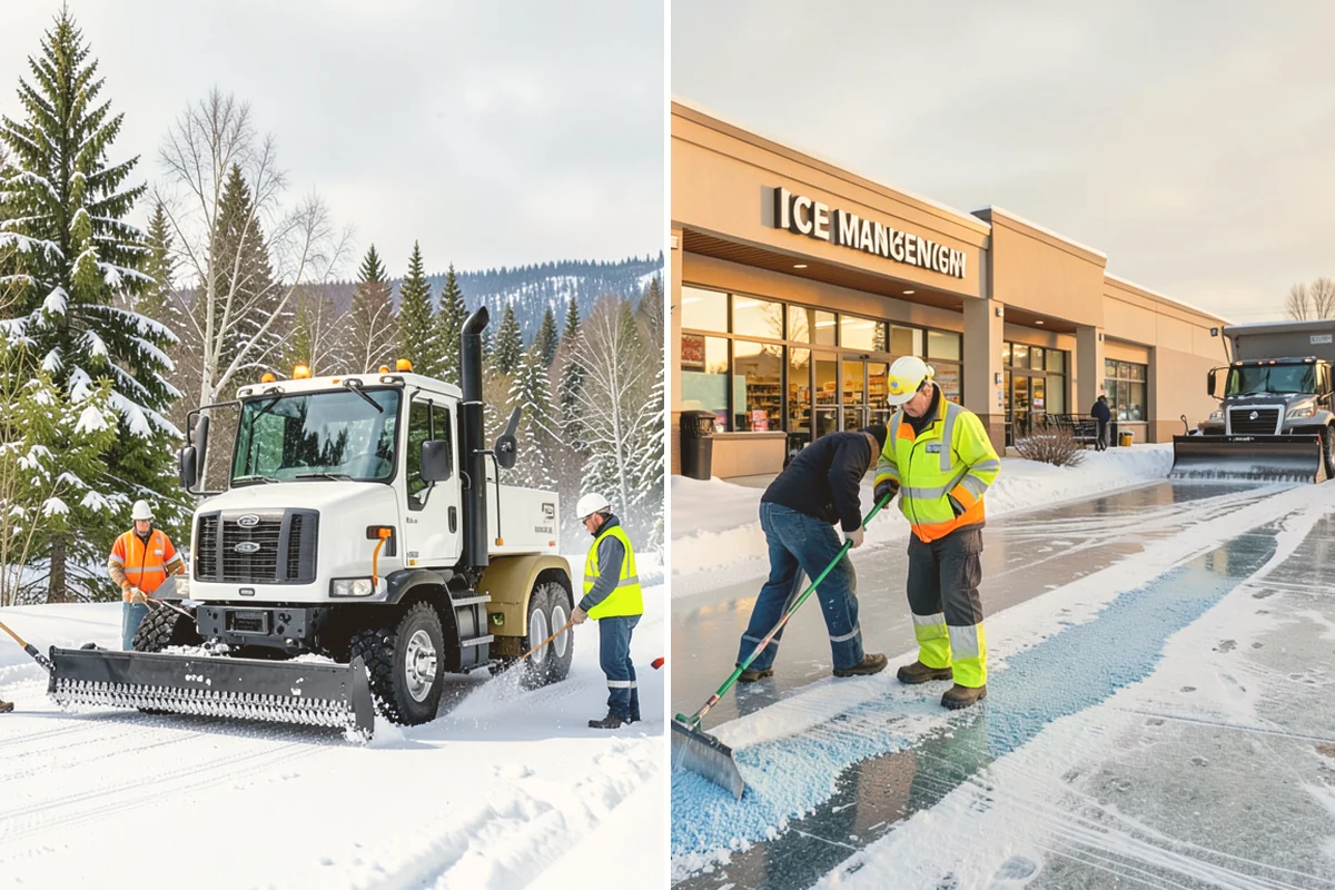 Senior Living Community Deicing in Snohomish, Snohomish County, WA - Map resident walkways, courtyards, ramps, and entrances with staff