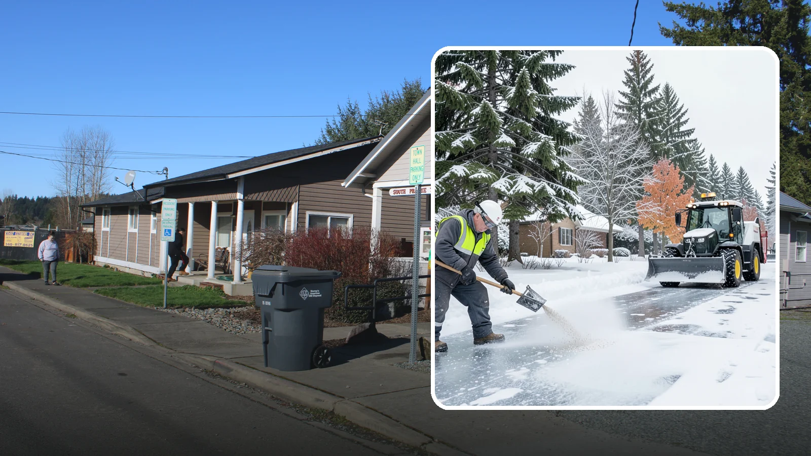 Senior Living Community Deicing in South Prairie, Pierce County, WA - Meticulous deicing for senior living communities, where residents' mobility limits make even a thin glaze a serious fall risk.