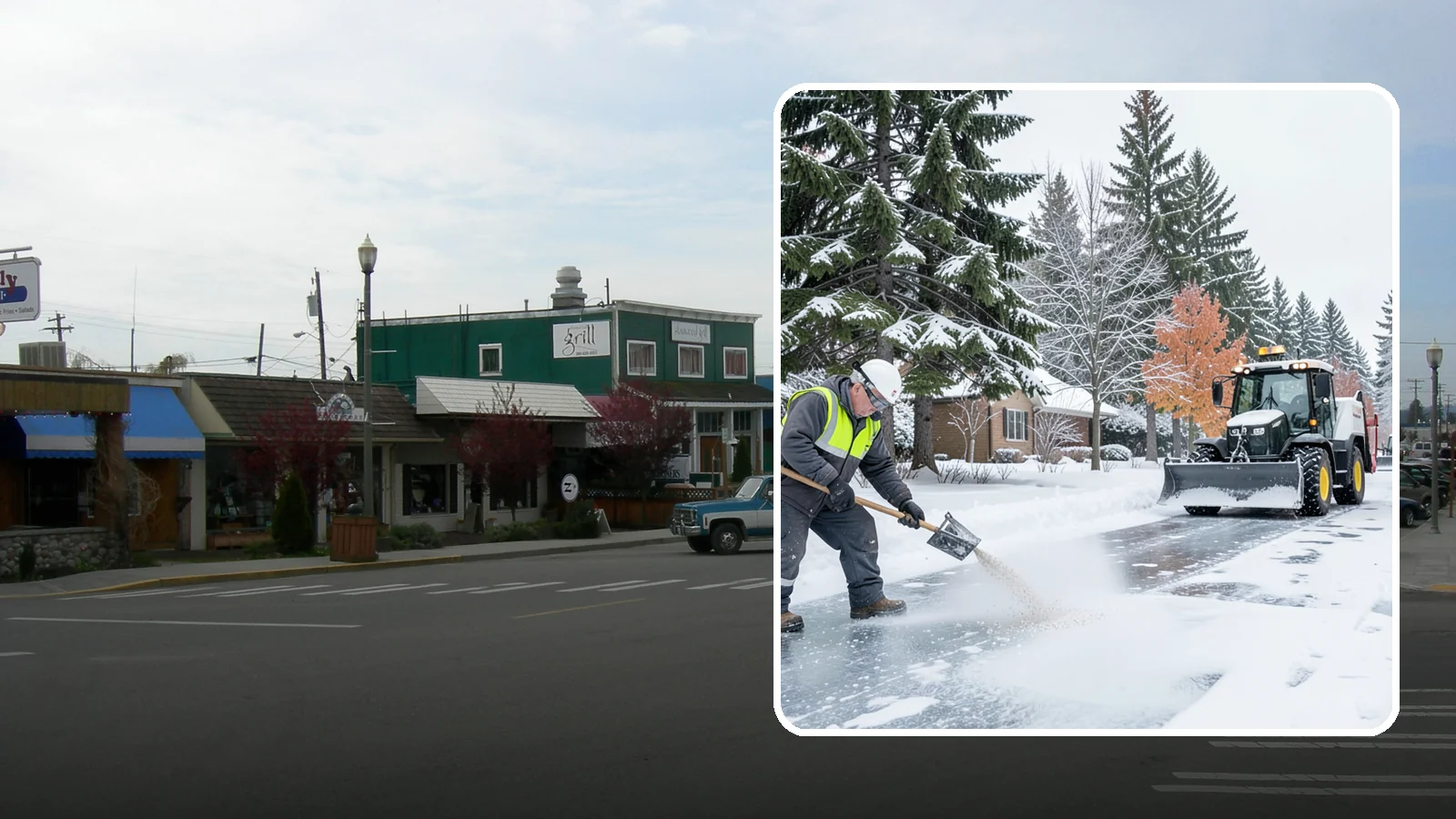 Senior Living Community Deicing in Stanwood, Snohomish County, WA - Meticulous deicing for senior living communities, where residents' mobility limits make even a thin glaze a serious fall risk.