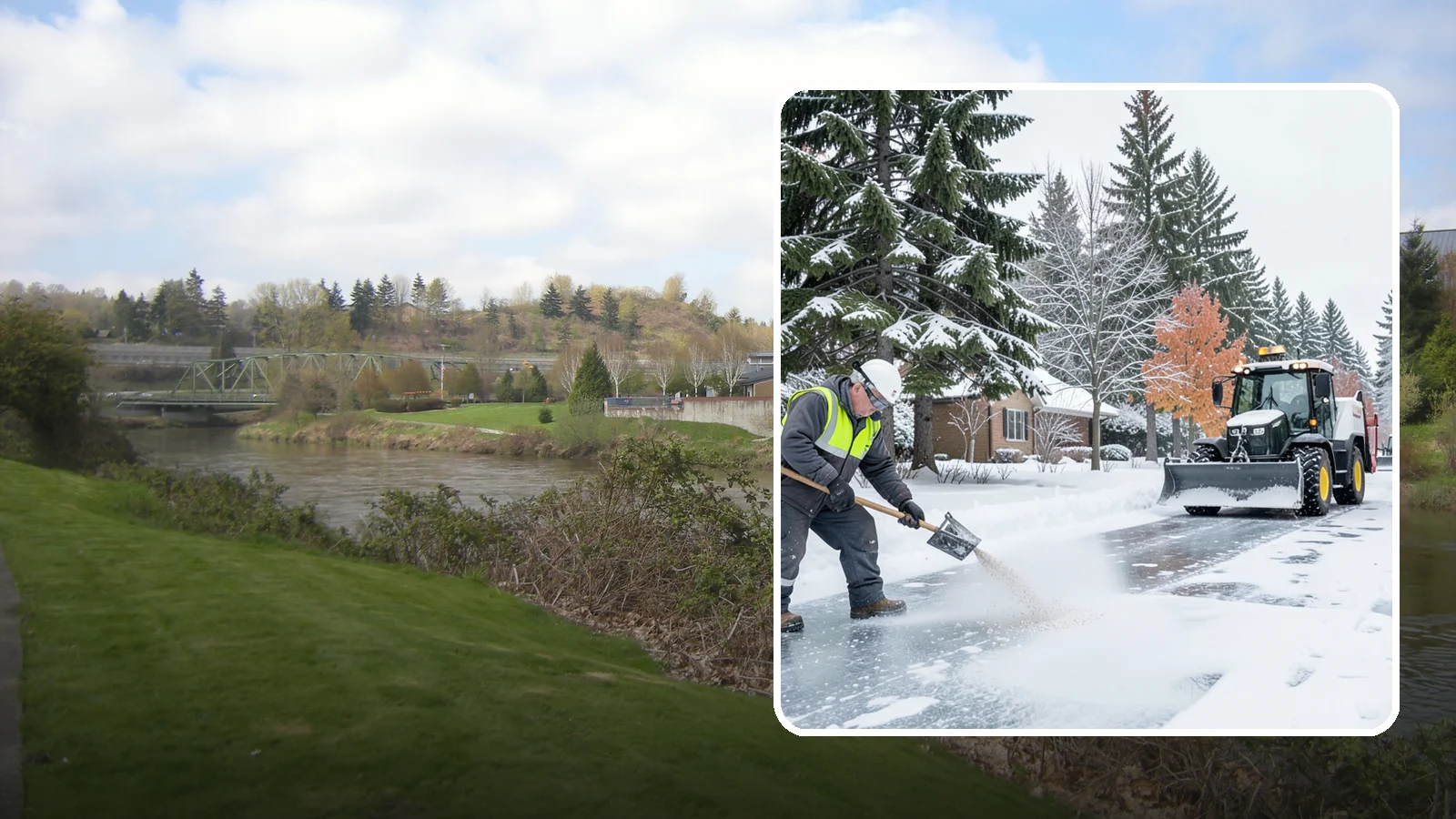 Senior Living Community Deicing in Tukwila, King County, WA - Meticulous deicing for senior living communities, where residents' mobility limits make even a thin glaze a serious fall risk.