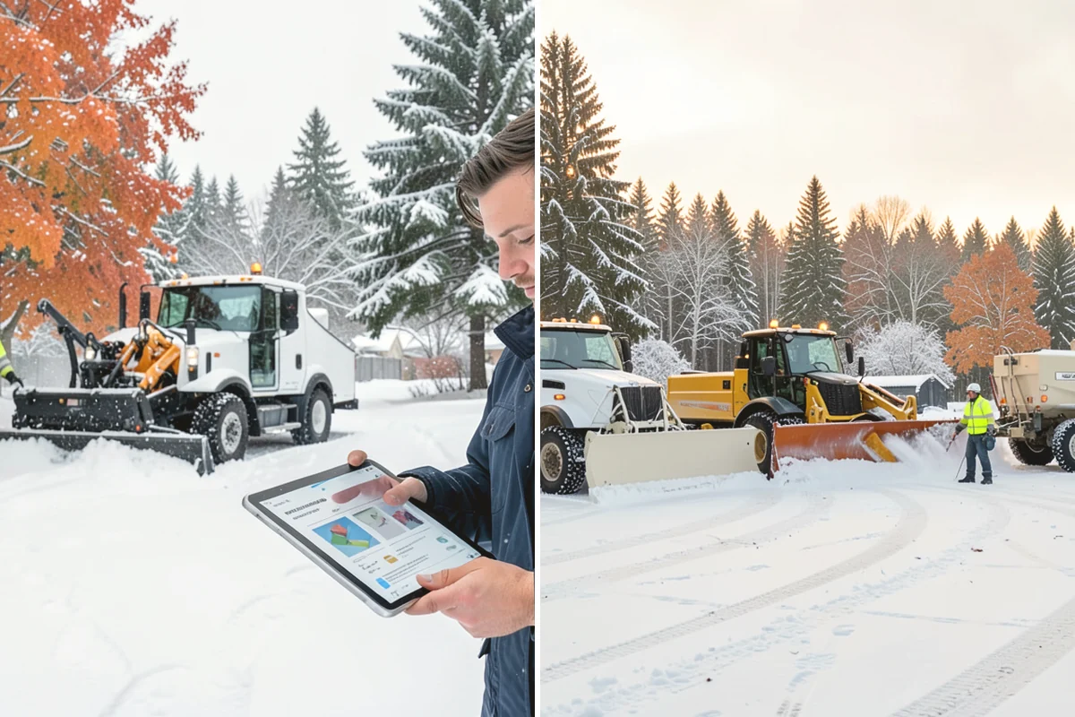 Senior Living Community Deicing in Tukwila, King County, WA - Map resident walkways, courtyards, ramps, and entrances with staff