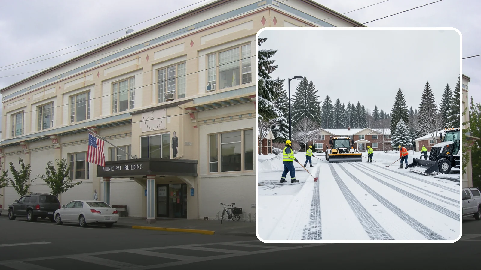 Senior Living Community Parking Lot Snow Removal in Anacortes, Skagit County, WA - We clear senior living lots with extra care for residents, visitors, and ambulances during Western Washington winters.