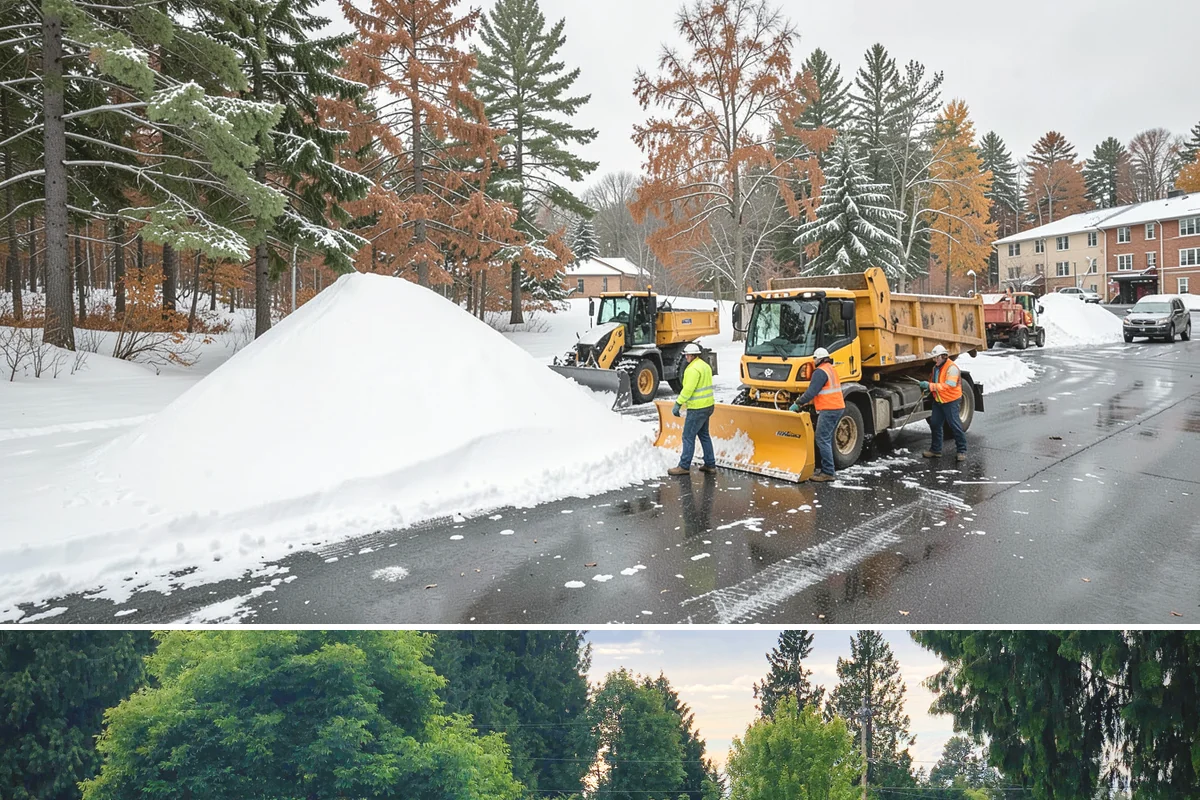 Senior Living Community Parking Lot Snow Removal in Bonney Lake, Pierce County, WA - Senior living lots in the Puget Sound region need the most careful service from December through February, when freeze-thaw ice...