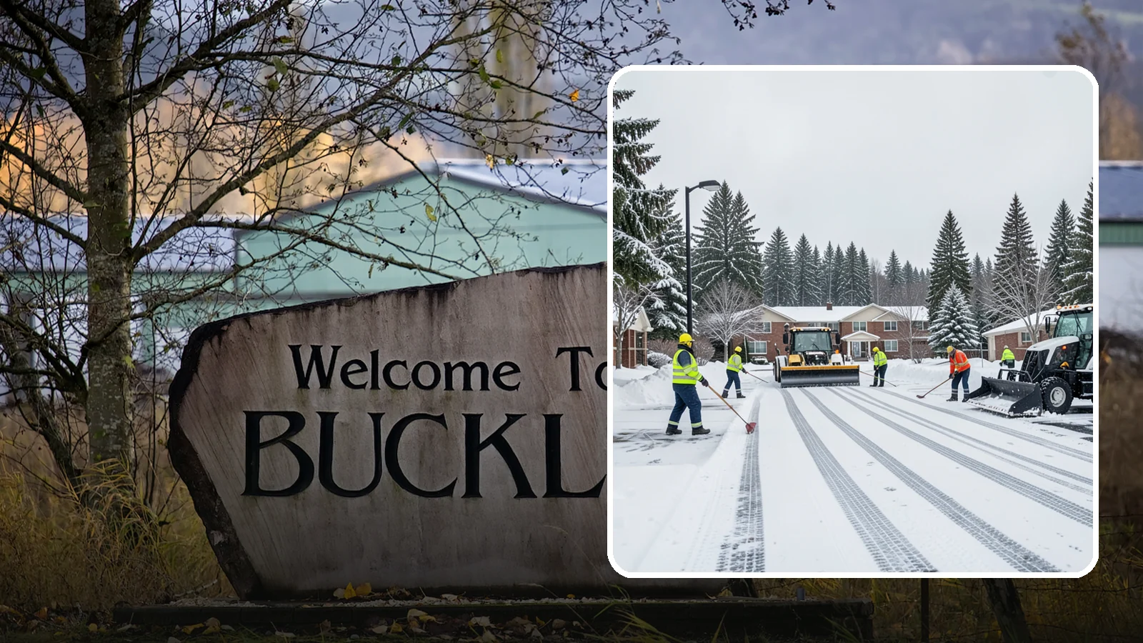 Senior Living Community Parking Lot Snow Removal in Buckley, Pierce County, WA - We clear senior living lots with extra care for residents, visitors, and ambulances during Western Washington winters.