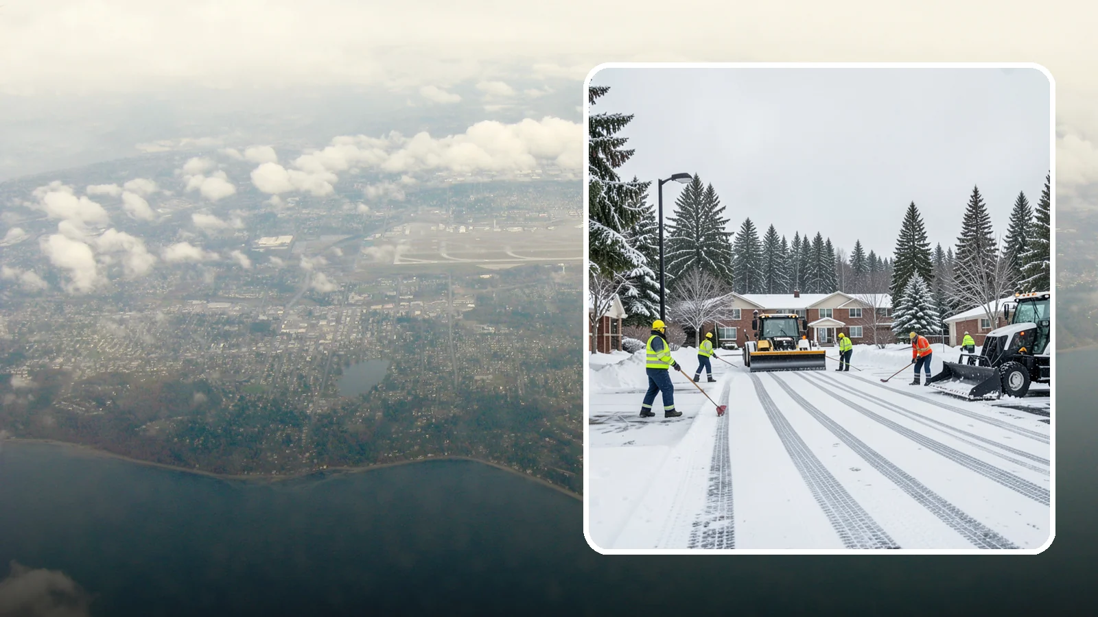 Senior Living Community Parking Lot Snow Removal in Burien, King County, WA - We clear senior living lots with extra care for residents, visitors, and ambulances during Western Washington winters.