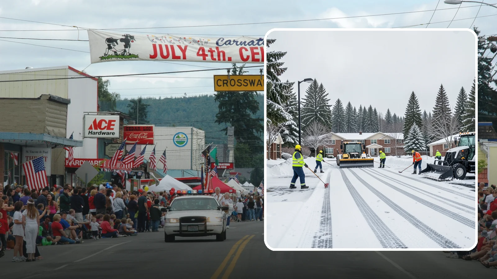 Senior Living Community Parking Lot Snow Removal in Carnation, King County, WA - We clear senior living lots with extra care for residents, visitors, and ambulances during Western Washington winters.