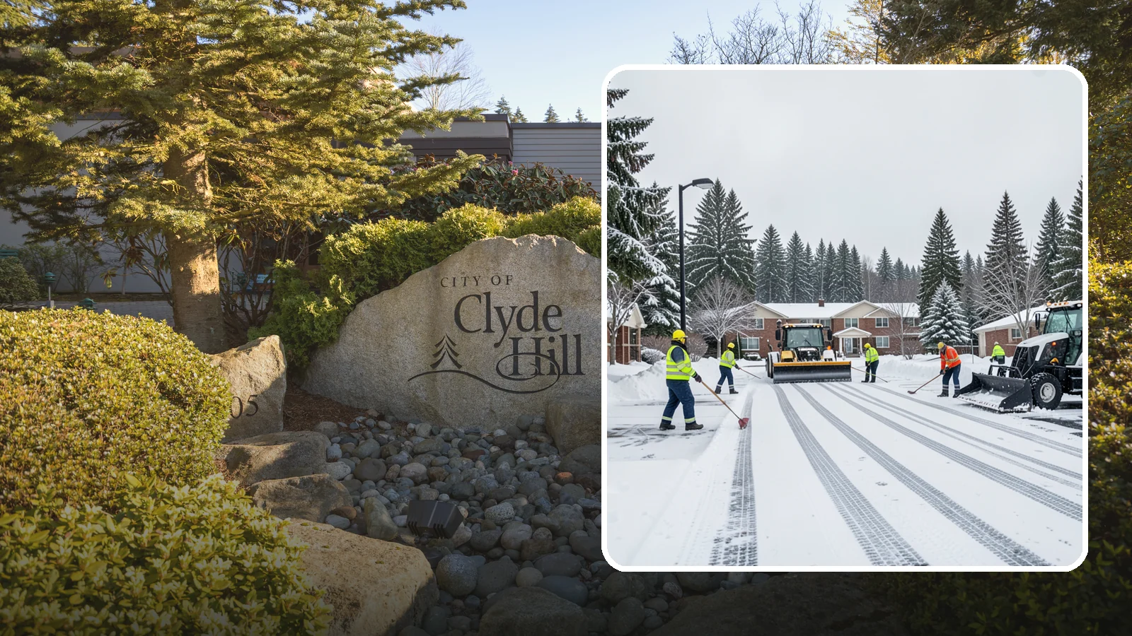 Senior Living Community Parking Lot Snow Removal in Clyde Hill, King County, WA - We clear senior living lots with extra care for residents, visitors, and ambulances during Western Washington winters.