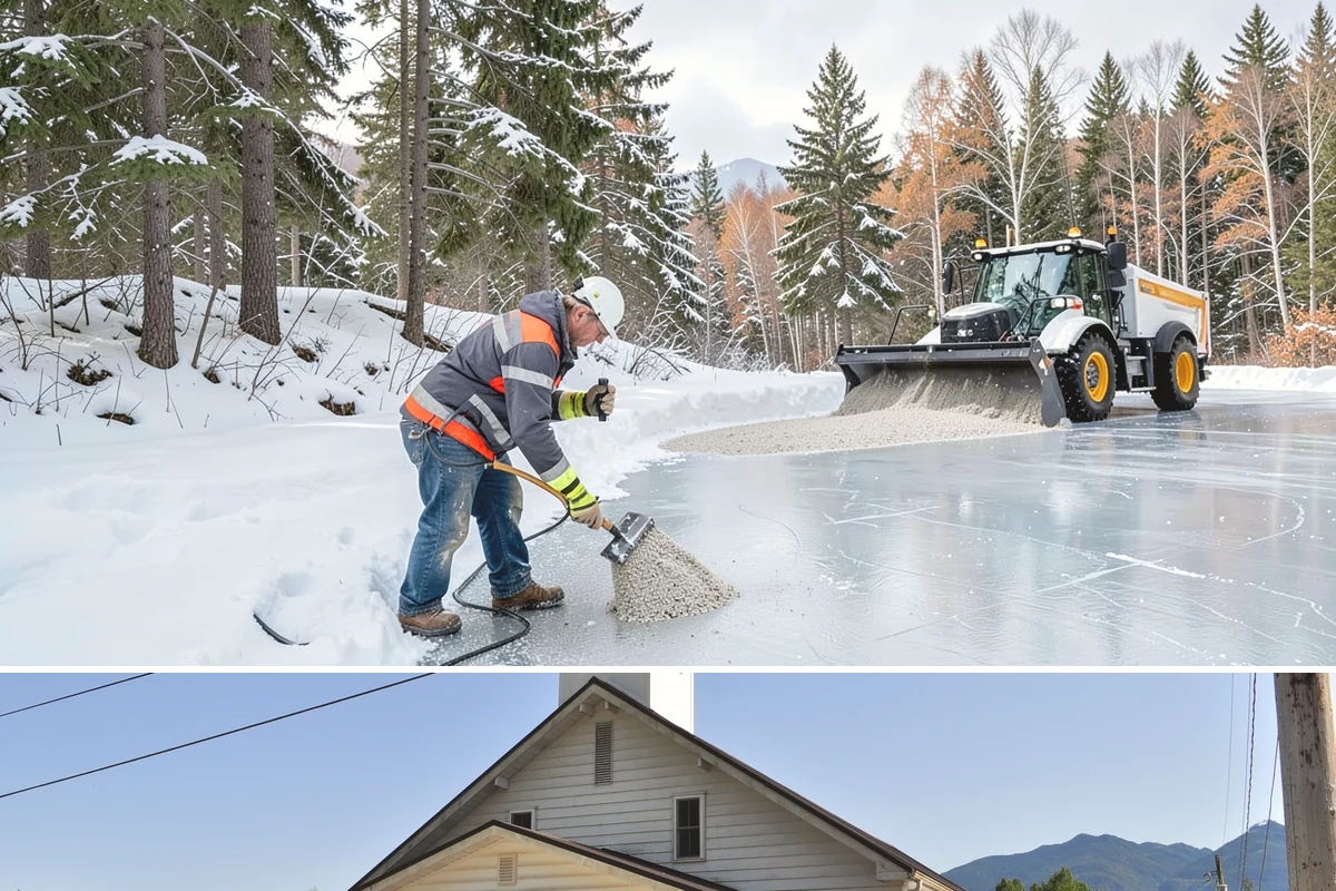 Senior Living Community Parking Lot Snow Removal in Concrete, Skagit County, WA - Senior living lots in the Puget Sound region need the most careful service from December through February, when freeze-thaw ice...