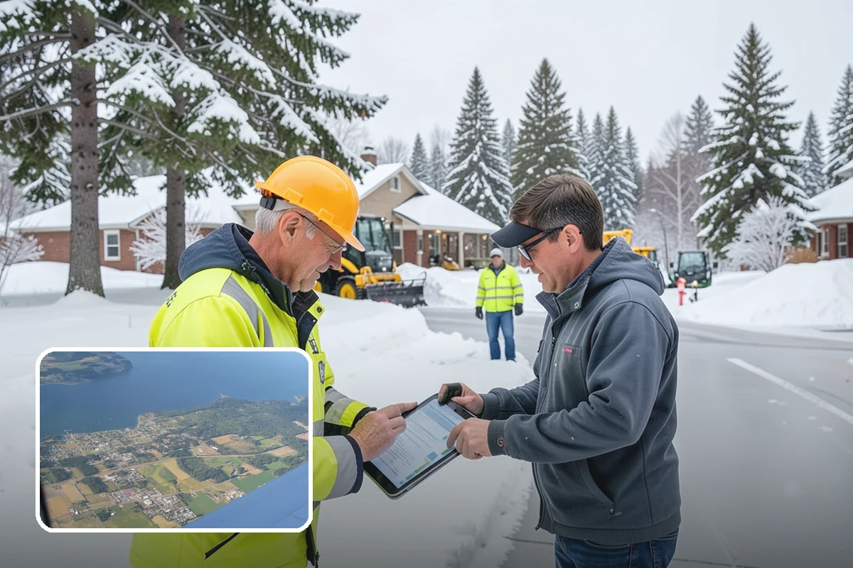 Senior Living Community Parking Lot Snow Removal in Coupeville, Island County, WA - Residents and visitors cross cleared, deiced surfaces to reduce falls