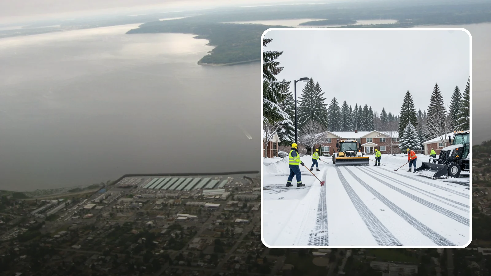 Senior Living Community Parking Lot Snow Removal in Des Moines, King County, WA - We clear senior living lots with extra care for residents, visitors, and ambulances during Western Washington winters.