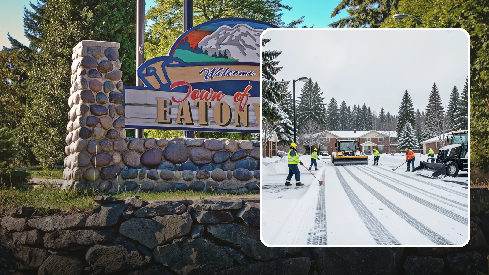 Senior Living Community Parking Lot Snow Removal in Eatonville, Pierce County, WA - We clear senior living lots with extra care for residents, visitors, and ambulances during Western Washington winters.