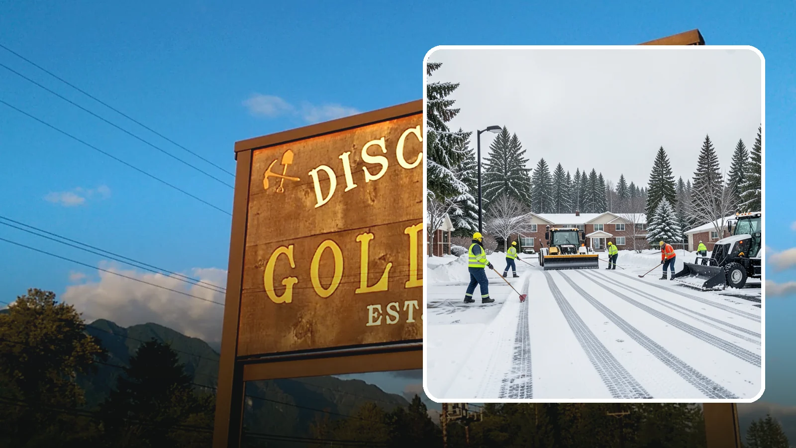 Senior Living Community Parking Lot Snow Removal in Gold Bar, Snohomish County, WA - We clear senior living lots with extra care for residents, visitors, and ambulances during Western Washington winters.