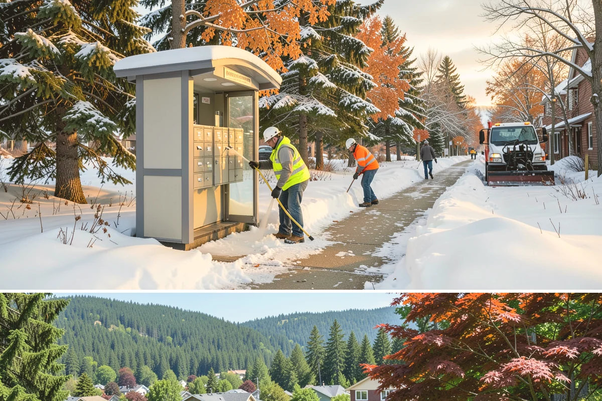 Senior Living Community Parking Lot Snow Removal in Index, Snohomish County, WA - Senior living lots in the Puget Sound region need the most careful service from December through February, when freeze-thaw ice...