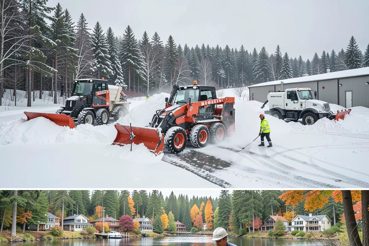 Senior Living Community Parking Lot Snow Removal in La Conner, Skagit County, WA - Senior living lots in the Puget Sound region need the most careful service from December through February, when freeze-thaw ice...