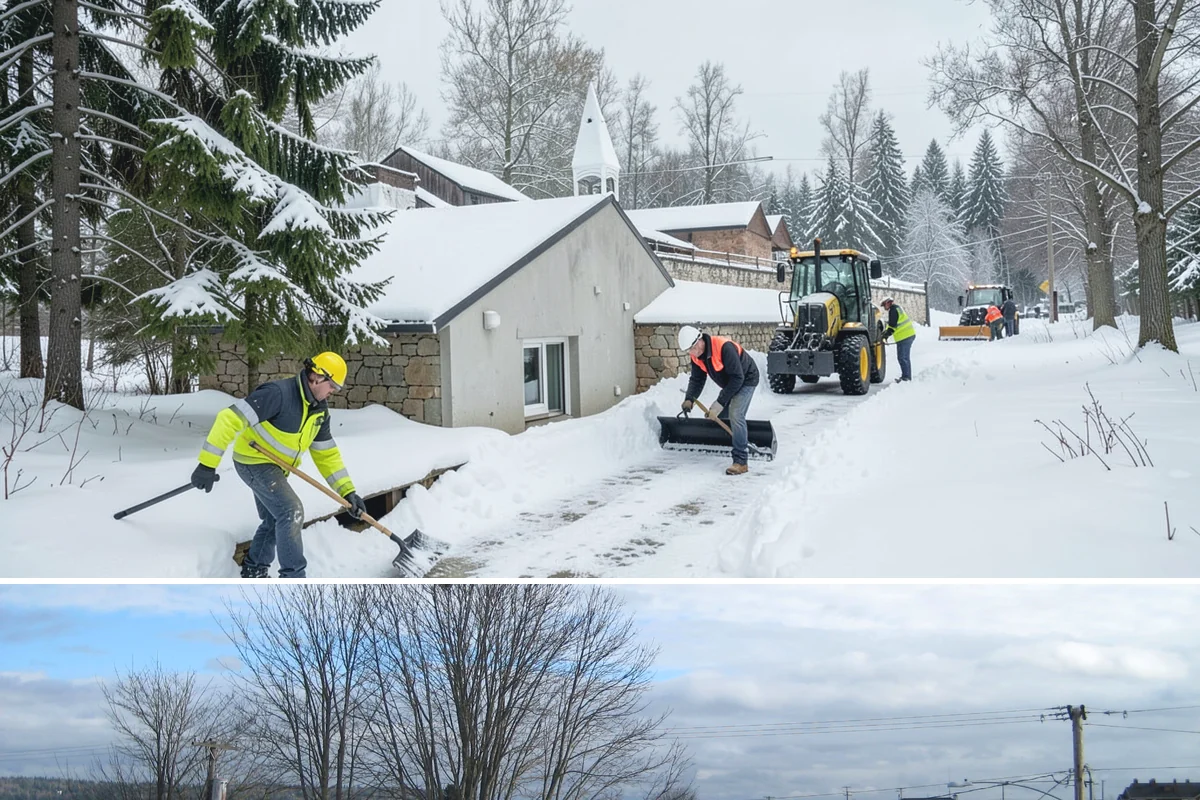Senior Living Community Parking Lot Snow Removal in Langley, Island County, WA - Senior living lots in the Puget Sound region need the most careful service from December through February, when freeze-thaw ice...