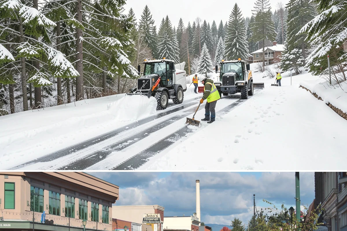 Senior Living Community Parking Lot Snow Removal in Monroe, Snohomish County, WA - Senior living lots in the Puget Sound region need the most careful service from December through February, when freeze-thaw ice...