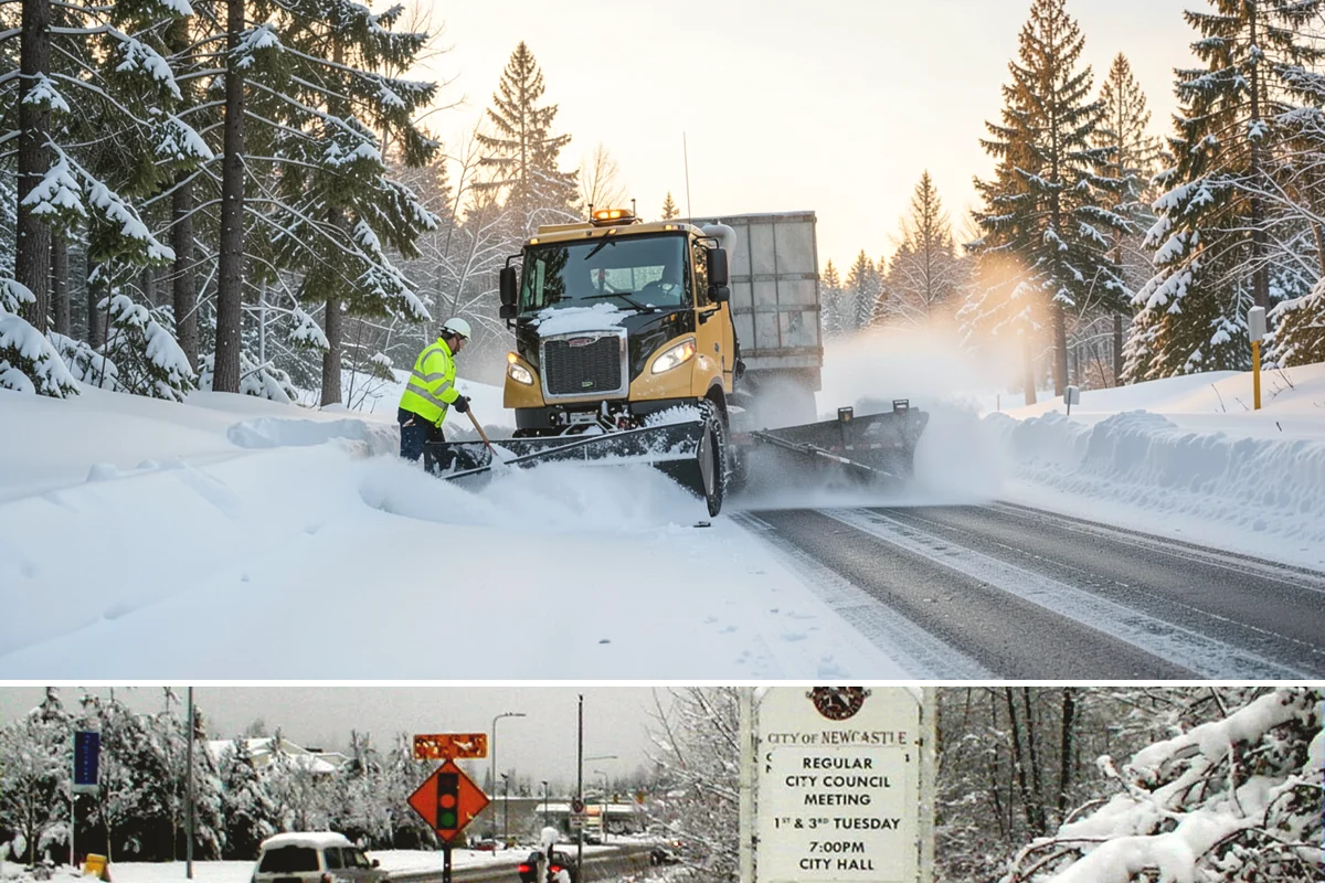 Senior Living Community Parking Lot Snow Removal in Newcastle, King County, WA - Senior living lots in the Puget Sound region need the most careful service from December through February, when freeze-thaw ice...