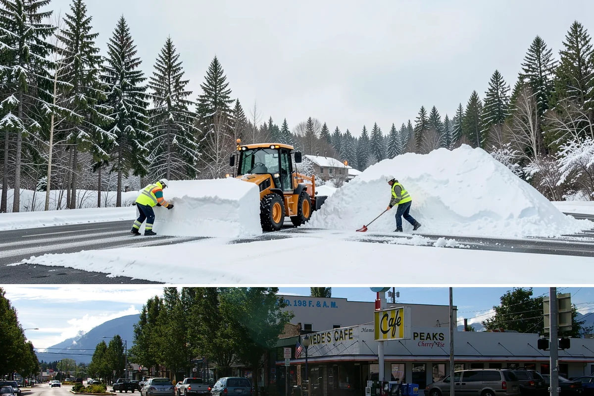 Senior Living Community Parking Lot Snow Removal in North Bend, King County, WA - Senior living lots in the Puget Sound region need the most careful service from December through February, when freeze-thaw ice...