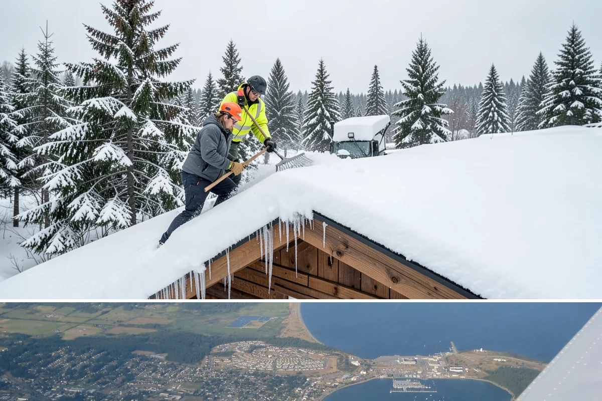 Senior Living Community Parking Lot Snow Removal in Oak Harbor, Island County, WA - Senior living lots in the Puget Sound region need the most careful service from December through February, when freeze-thaw ice...