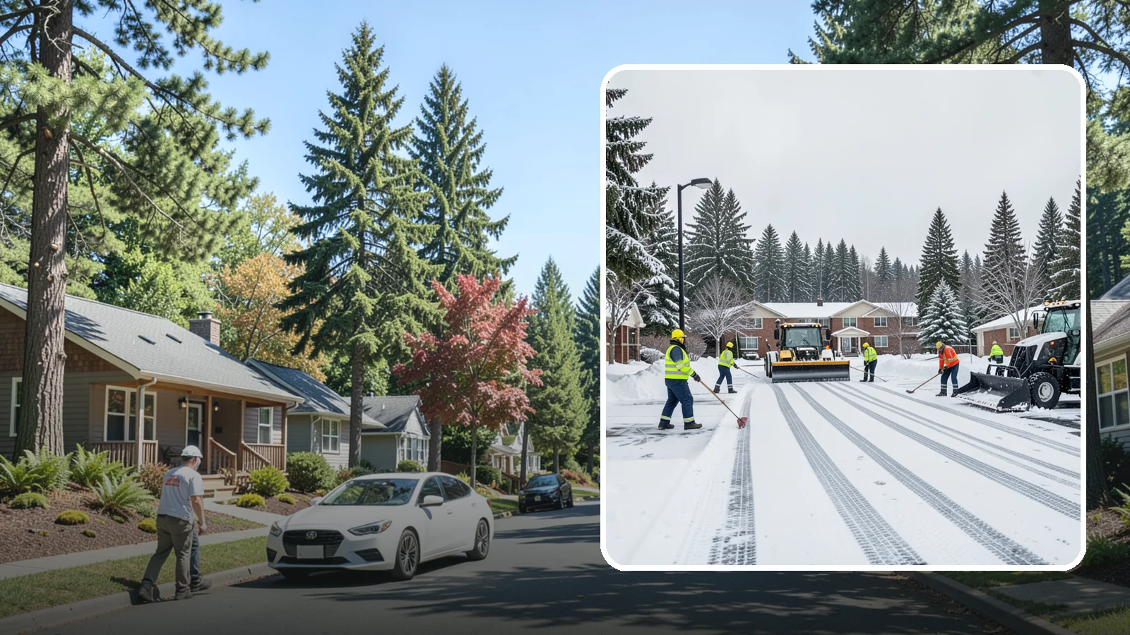 Senior Living Community Parking Lot Snow Removal in Orting, Pierce County, WA - We clear senior living lots with extra care for residents, visitors, and ambulances during Western Washington winters.