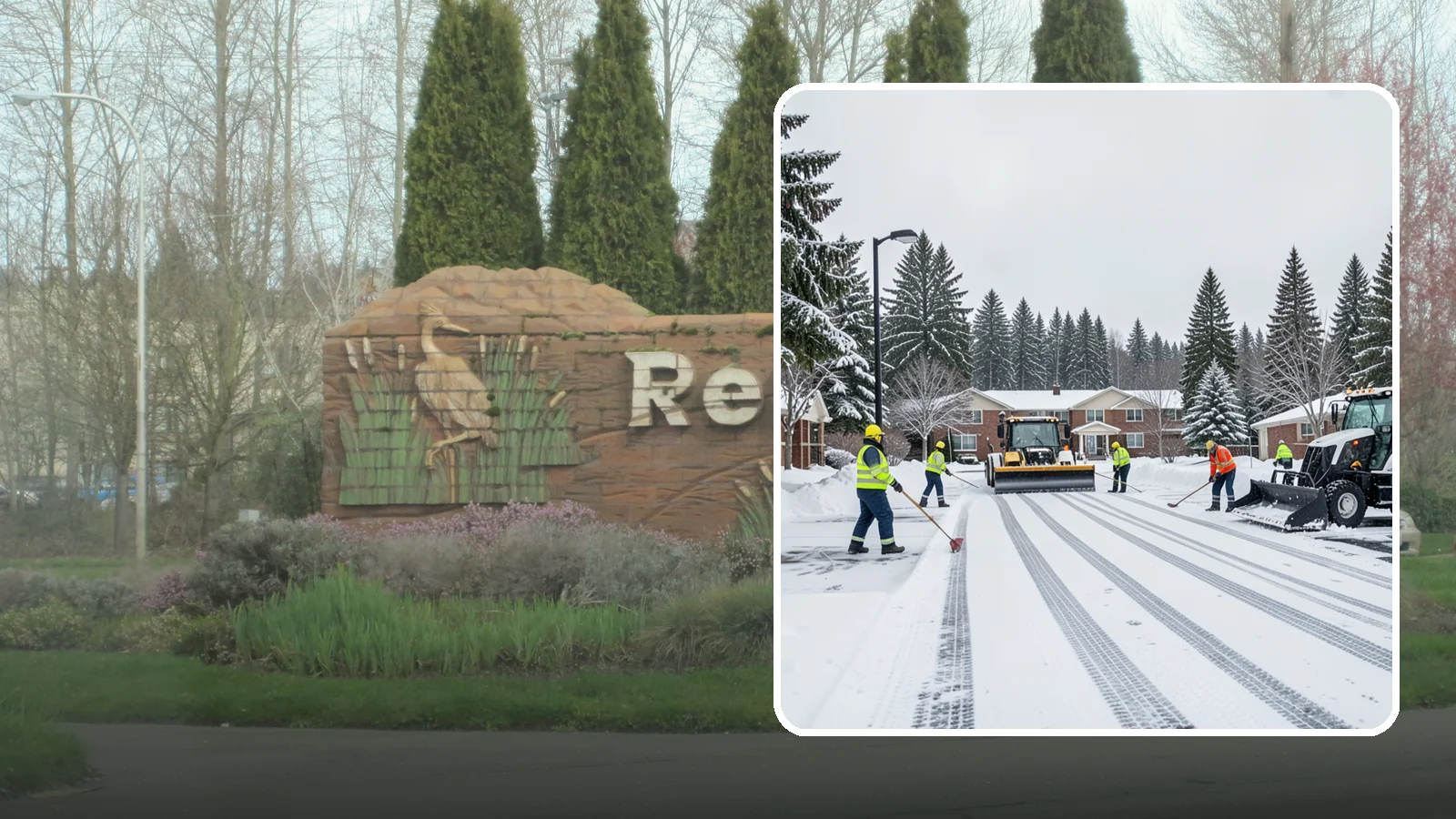 Senior Living Community Parking Lot Snow Removal in Renton, King County, WA - We clear senior living lots with extra care for residents, visitors, and ambulances during Western Washington winters.