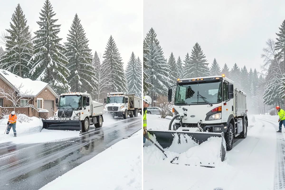 Senior Living Community Parking Lot Snow Removal in Ruston, Pierce County, WA - Identify ambulance routes, ADA spaces, and covered entries with staff