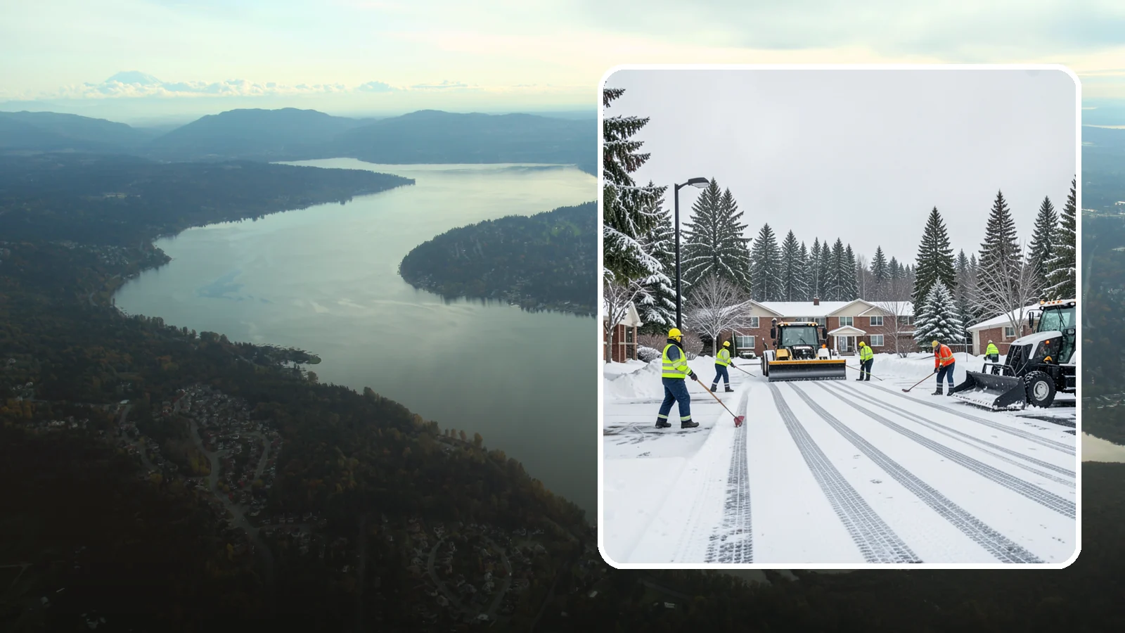 Senior Living Community Parking Lot Snow Removal in Sammamish, King County, WA - We clear senior living lots with extra care for residents, visitors, and ambulances during Western Washington winters.