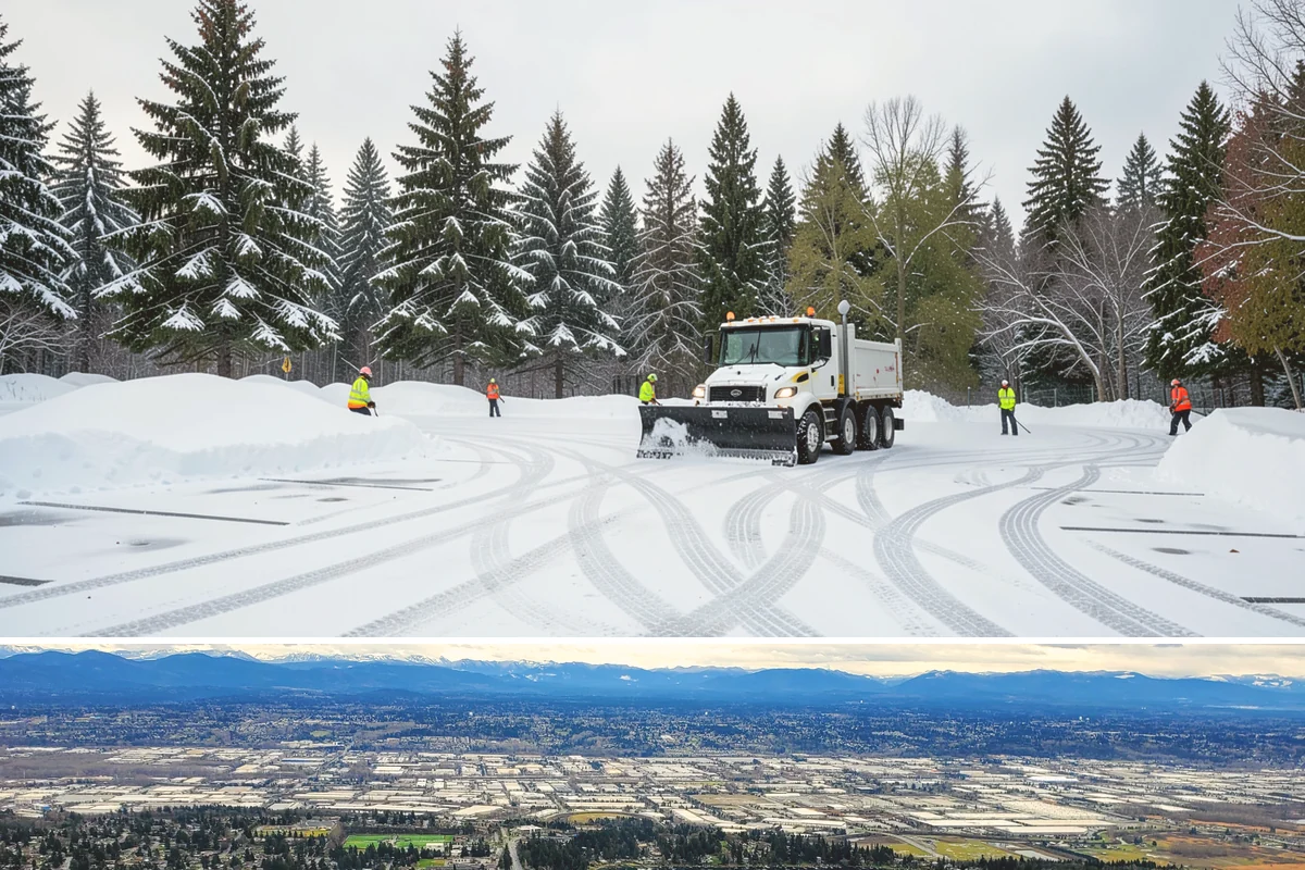 Senior Living Community Parking Lot Snow Removal in SeaTac, King County, WA - Senior living lots in the Puget Sound region need the most careful service from December through February, when freeze-thaw ice...