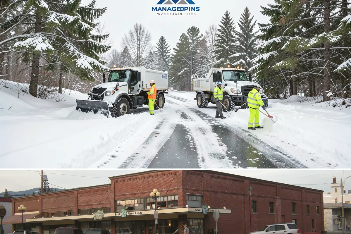 Senior Living Community Parking Lot Snow Removal in Sedro-Woolley, Skagit County, WA - Senior living lots in the Puget Sound region need the most careful service from December through February, when freeze-thaw ice...