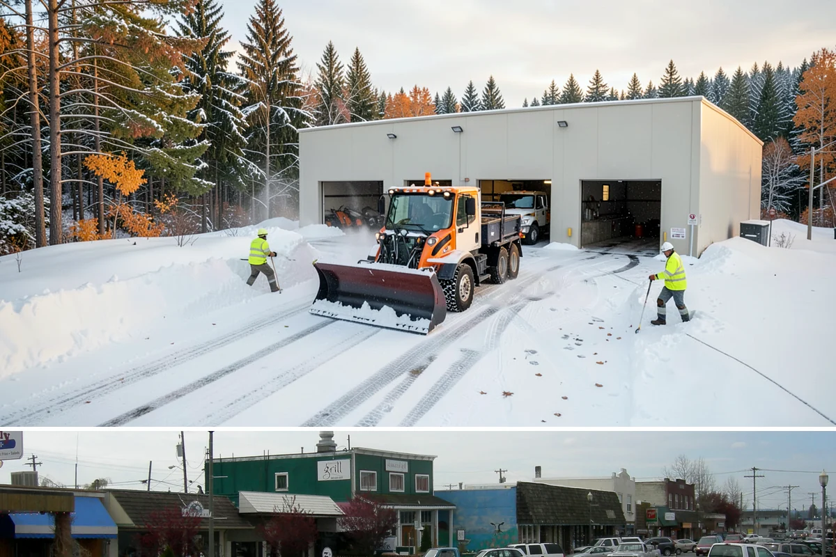 Senior Living Community Parking Lot Snow Removal in Stanwood, Snohomish County, WA - Senior living lots in the Puget Sound region need the most careful service from December through February, when freeze-thaw ice...