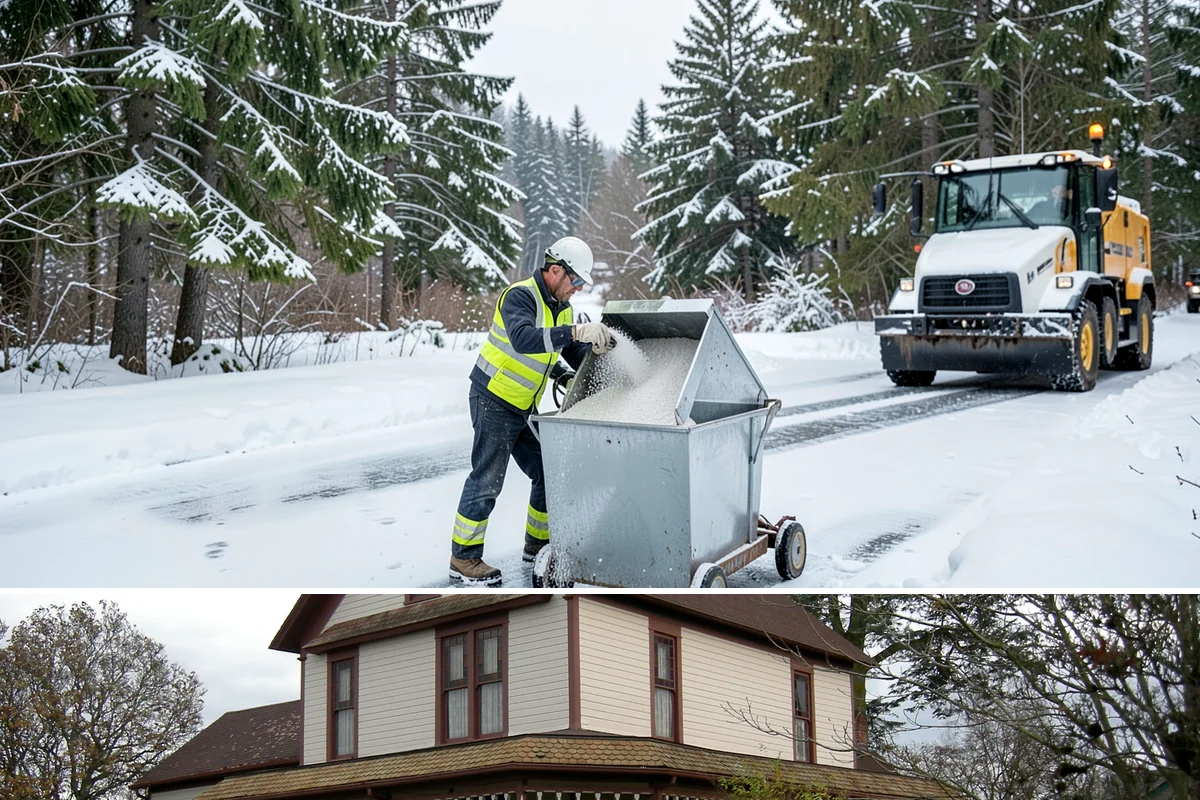 Senior Living Community Parking Lot Snow Removal in Sumner, Pierce County, WA - Senior living lots in the Puget Sound region need the most careful service from December through February, when freeze-thaw ice...