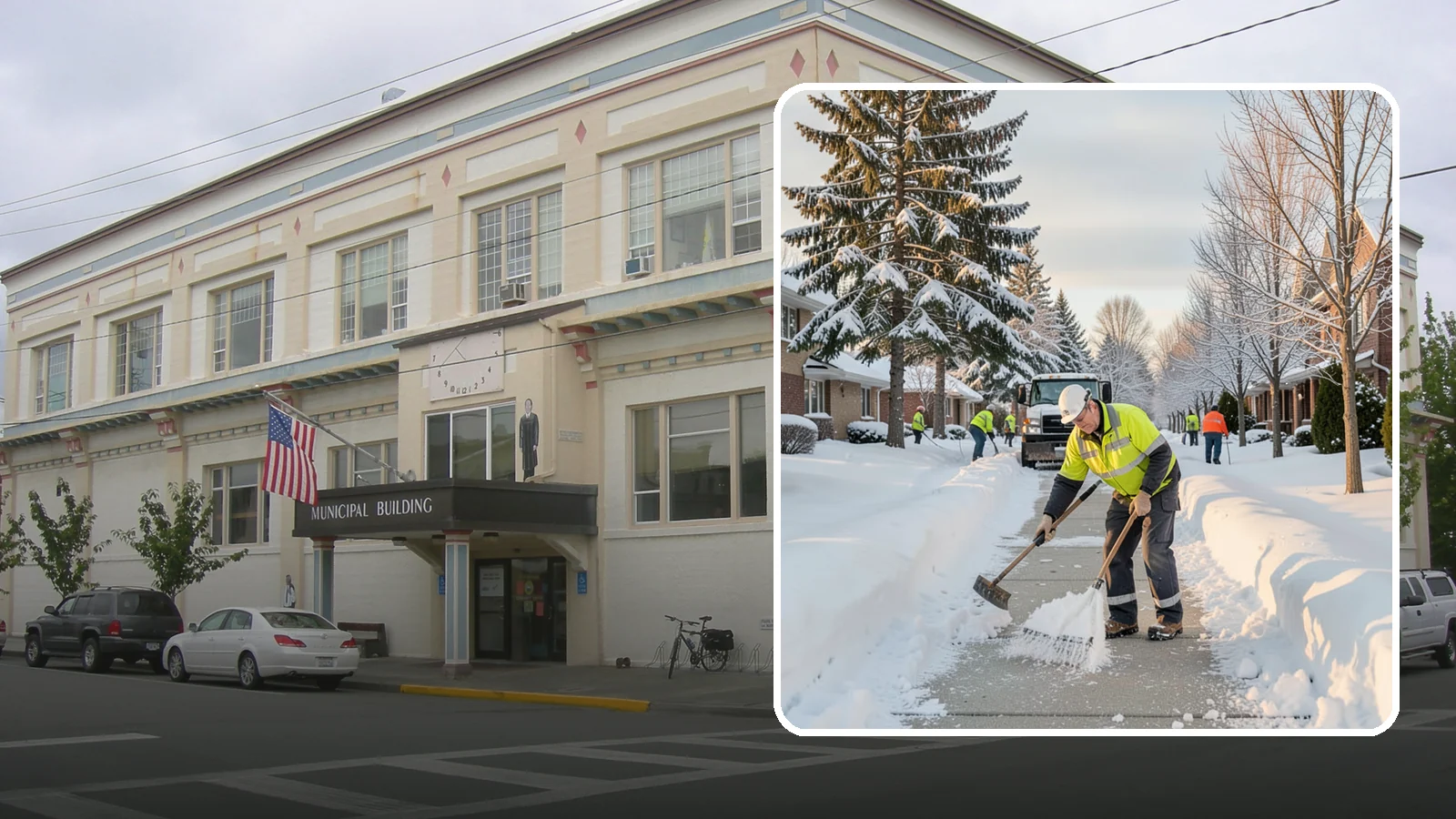 Senior Living Community Sidewalk Clearing in Anacortes, Skagit County, WA - High-priority sidewalk clearing for Western Washington senior living communities, protecting residents for whom a single fall can...