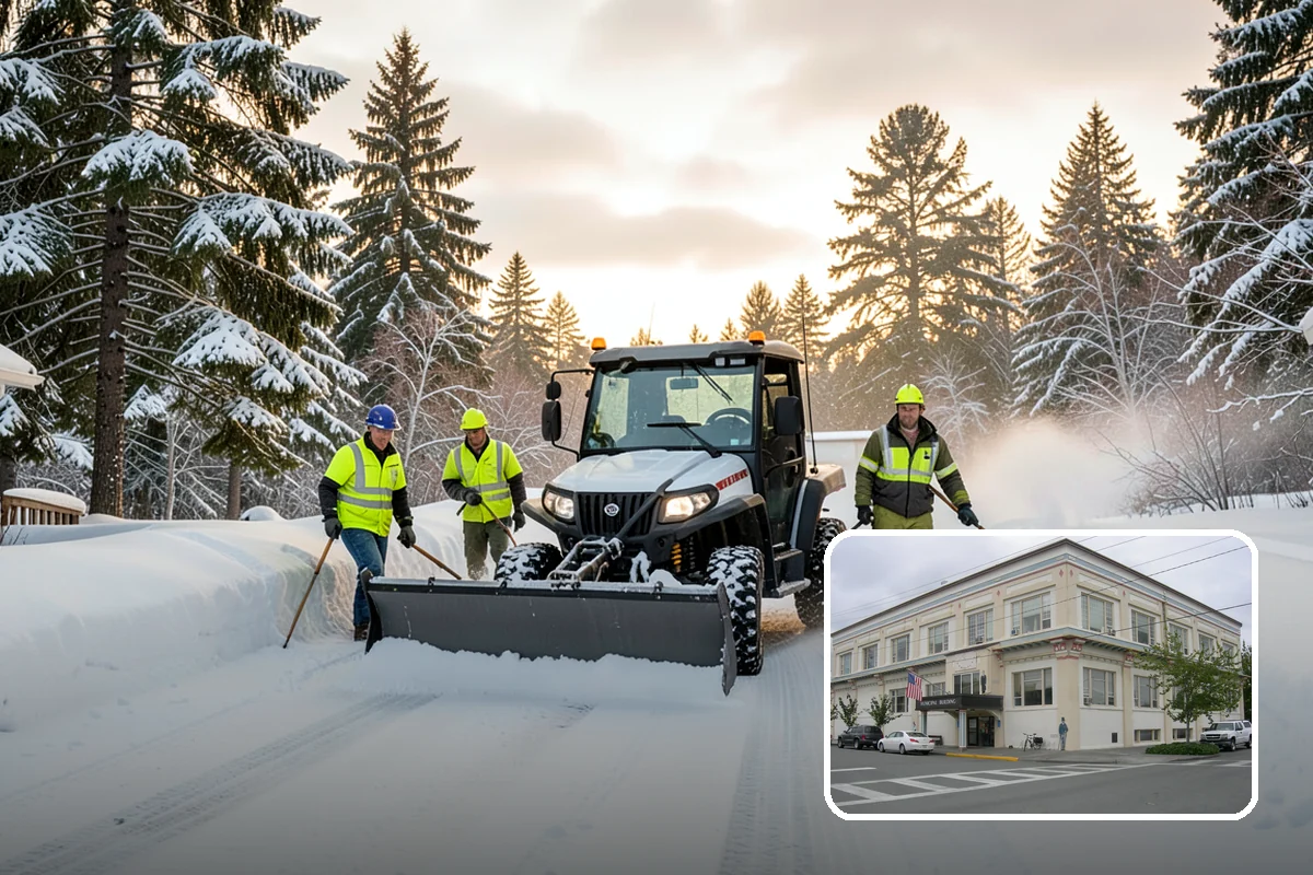 Senior Living Community Sidewalk Clearing in Anacortes, Skagit County, WA - Protects the highest-risk population from life-changing falls