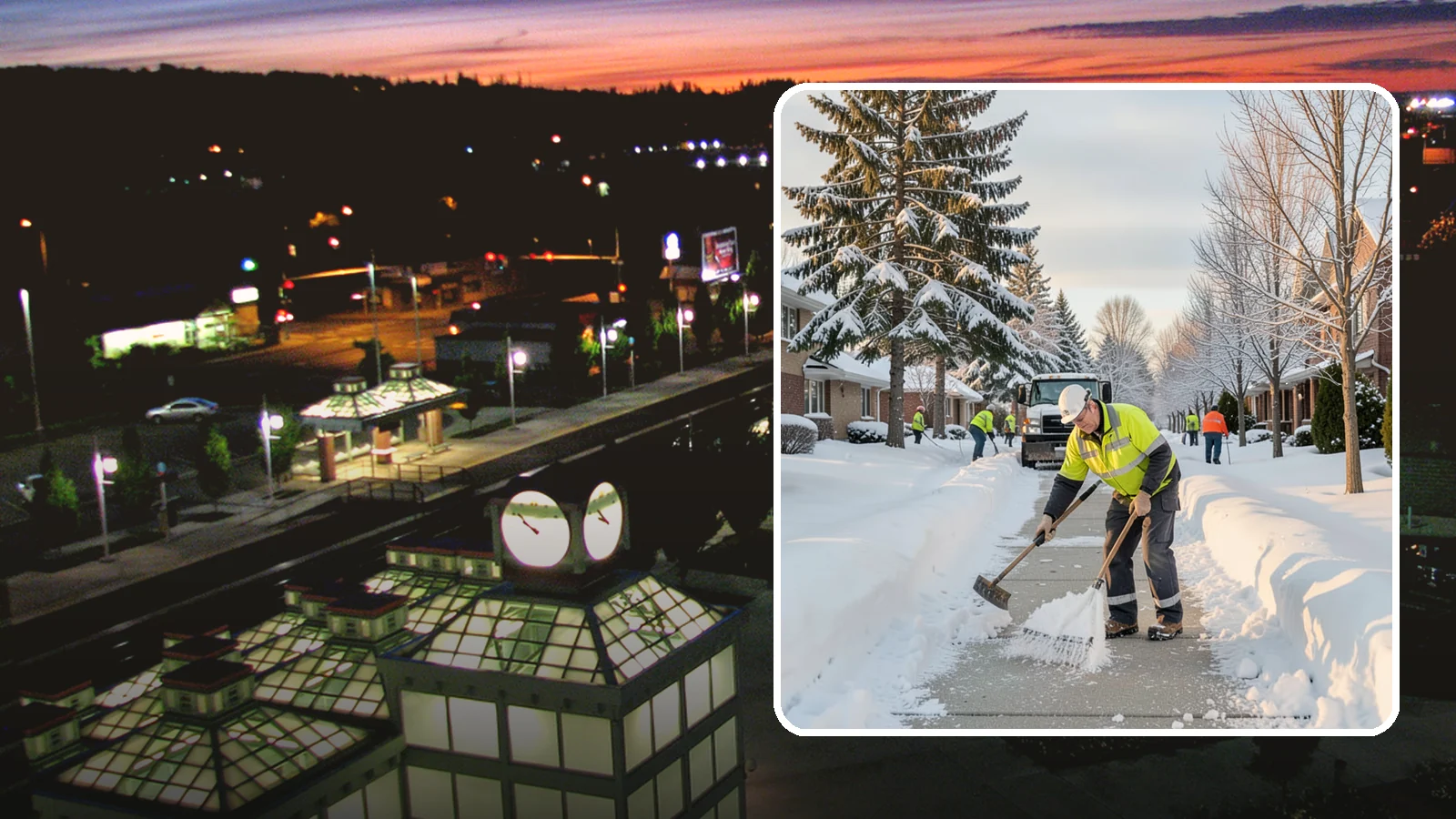 Senior Living Community Sidewalk Clearing in Auburn, King County, WA - High-priority sidewalk clearing for Western Washington senior living communities, protecting residents for whom a single fall can...