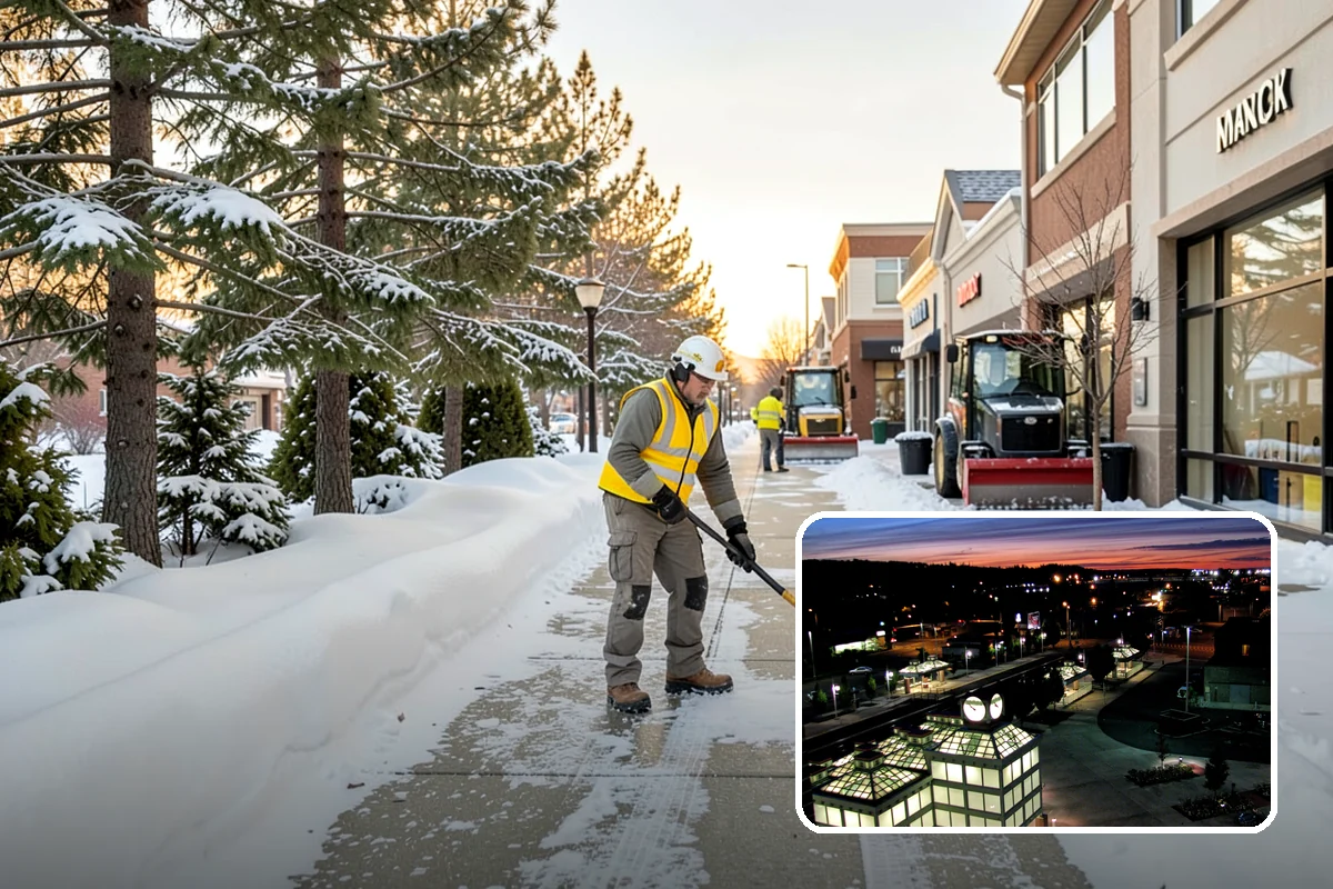 Senior Living Community Sidewalk Clearing in Auburn, King County, WA - Protects the highest-risk population from life-changing falls