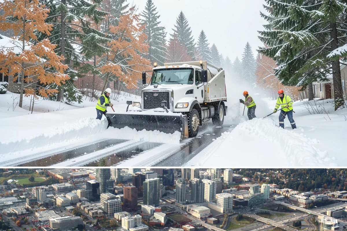 Senior Living Community Sidewalk Clearing in Bellevue, King County, WA - Senior community demand runs from late fall through February, with any freeze warranting immediate, thorough clearing given...