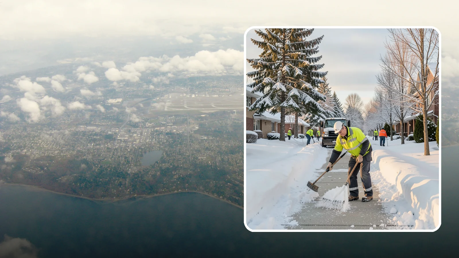 Senior Living Community Sidewalk Clearing in Burien, King County, WA - High-priority sidewalk clearing for Western Washington senior living communities, protecting residents for whom a single fall can...