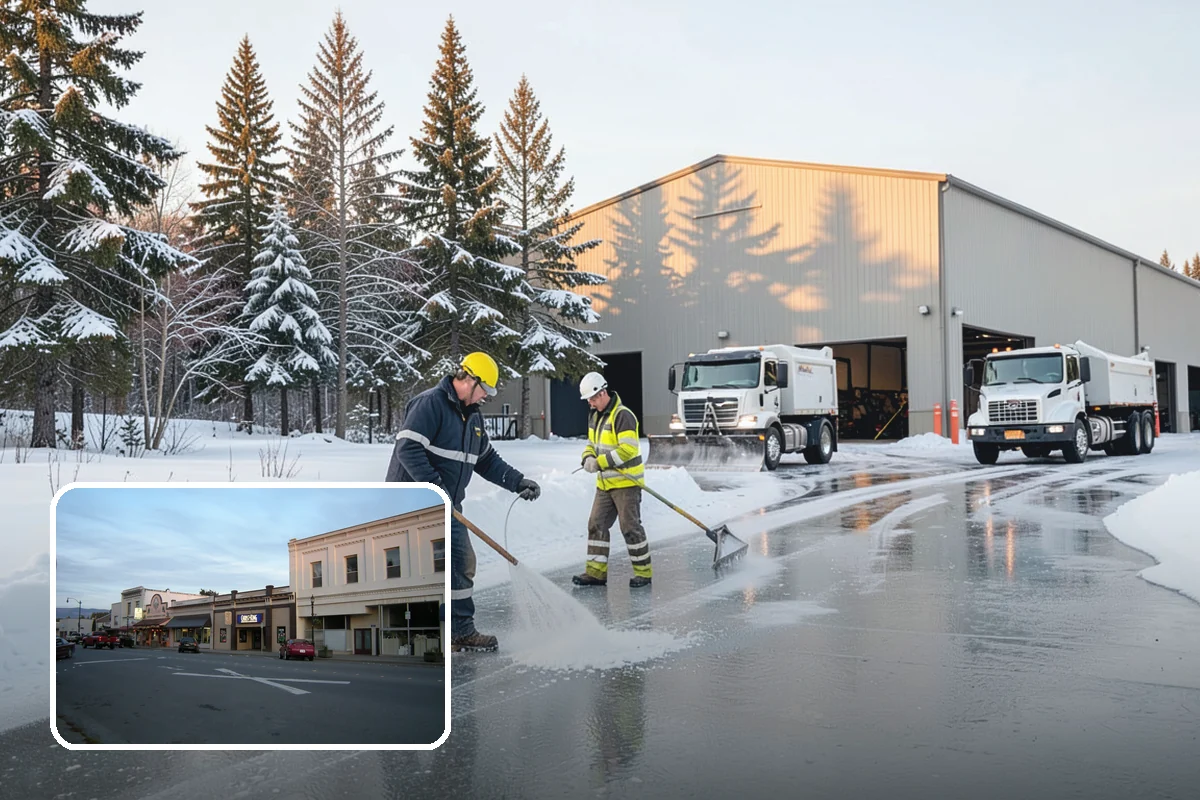 Senior Living Community Sidewalk Clearing in Burlington, Skagit County, WA - Protects the highest-risk population from life-changing falls