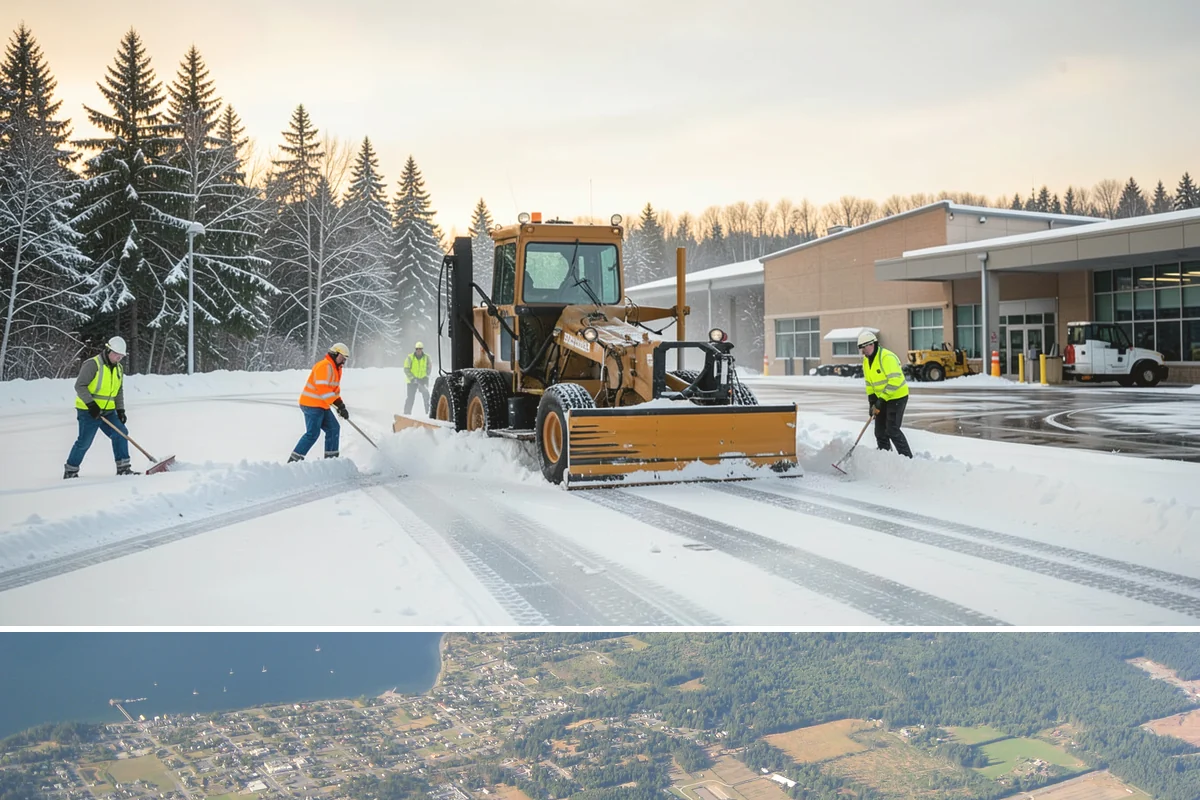 Senior Living Community Sidewalk Clearing in Coupeville, Island County, WA - Senior community demand runs from late fall through February, with any freeze warranting immediate, thorough clearing given...
