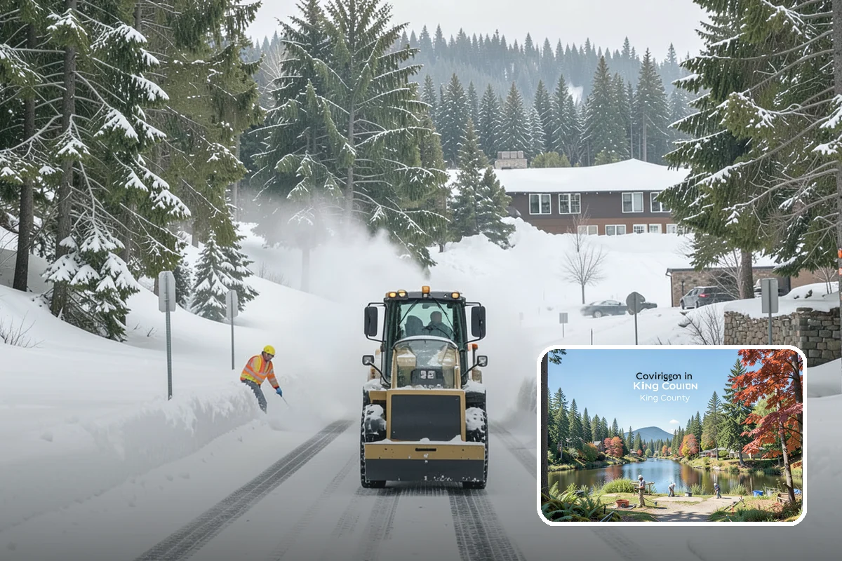 Senior Living Community Sidewalk Clearing in Covington, King County, WA - Protects the highest-risk population from life-changing falls