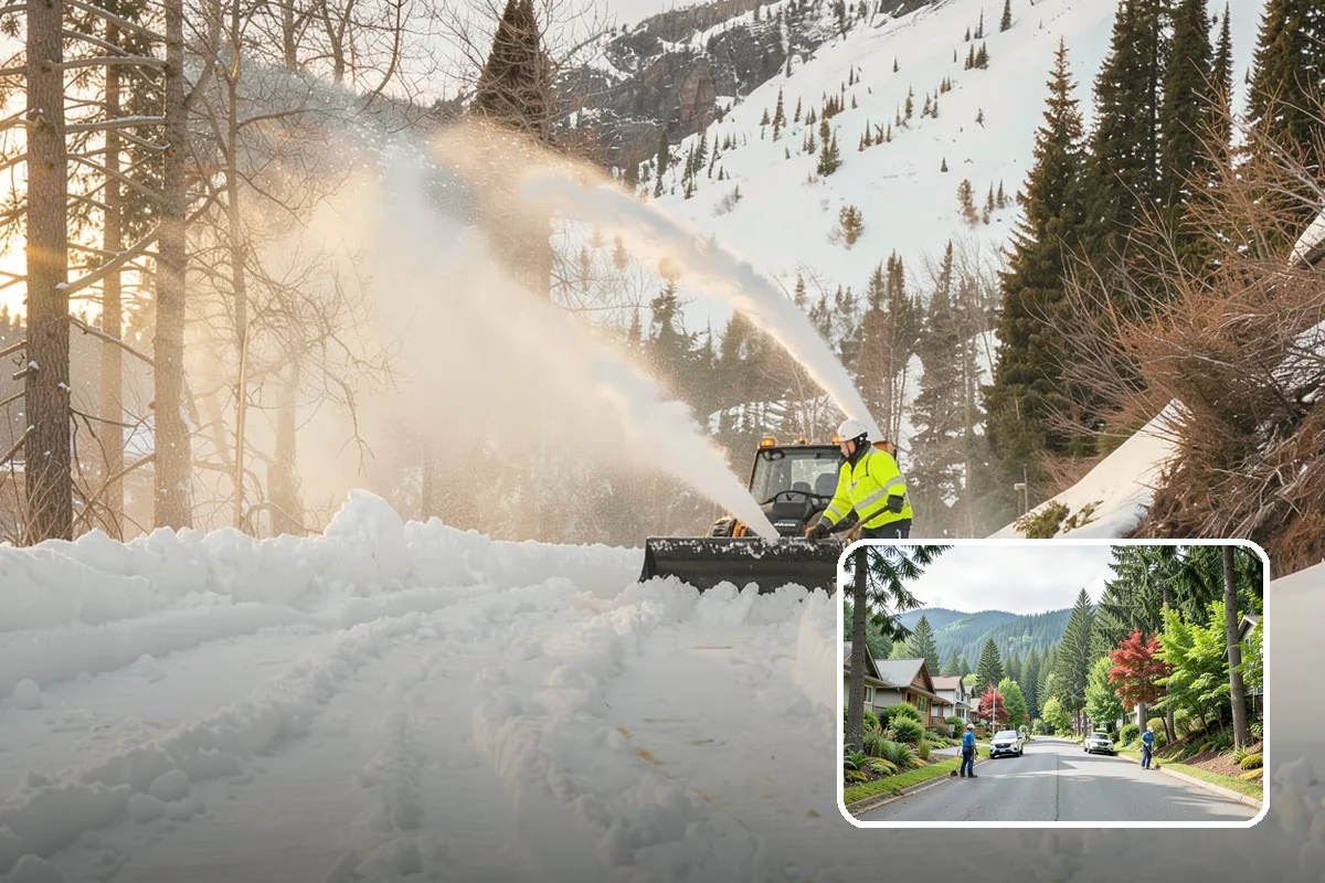 Senior Living Community Sidewalk Clearing in Darrington, Snohomish County, WA - Protects the highest-risk population from life-changing falls