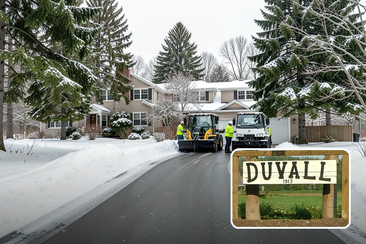 Senior Living Community Sidewalk Clearing in Duvall, King County, WA - Protects the highest-risk population from life-changing falls
