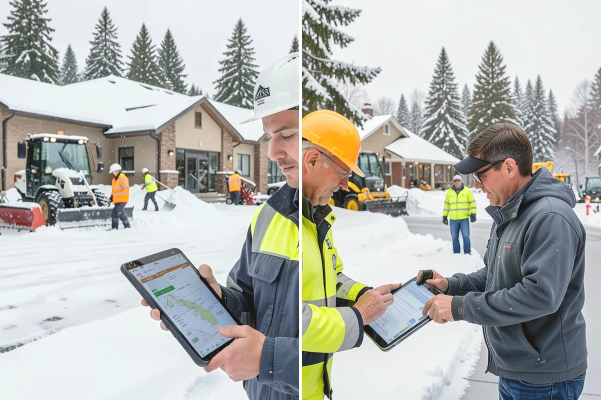 Senior Living Community Sidewalk Clearing in Duvall, King County, WA - Clear resident entrances and medical-transport approaches first