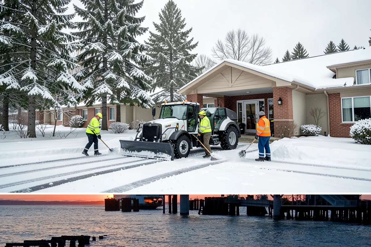 Senior Living Community Sidewalk Clearing in Edmonds, Snohomish County, WA - Senior community demand runs from late fall through February, with any freeze warranting immediate, thorough clearing given...
