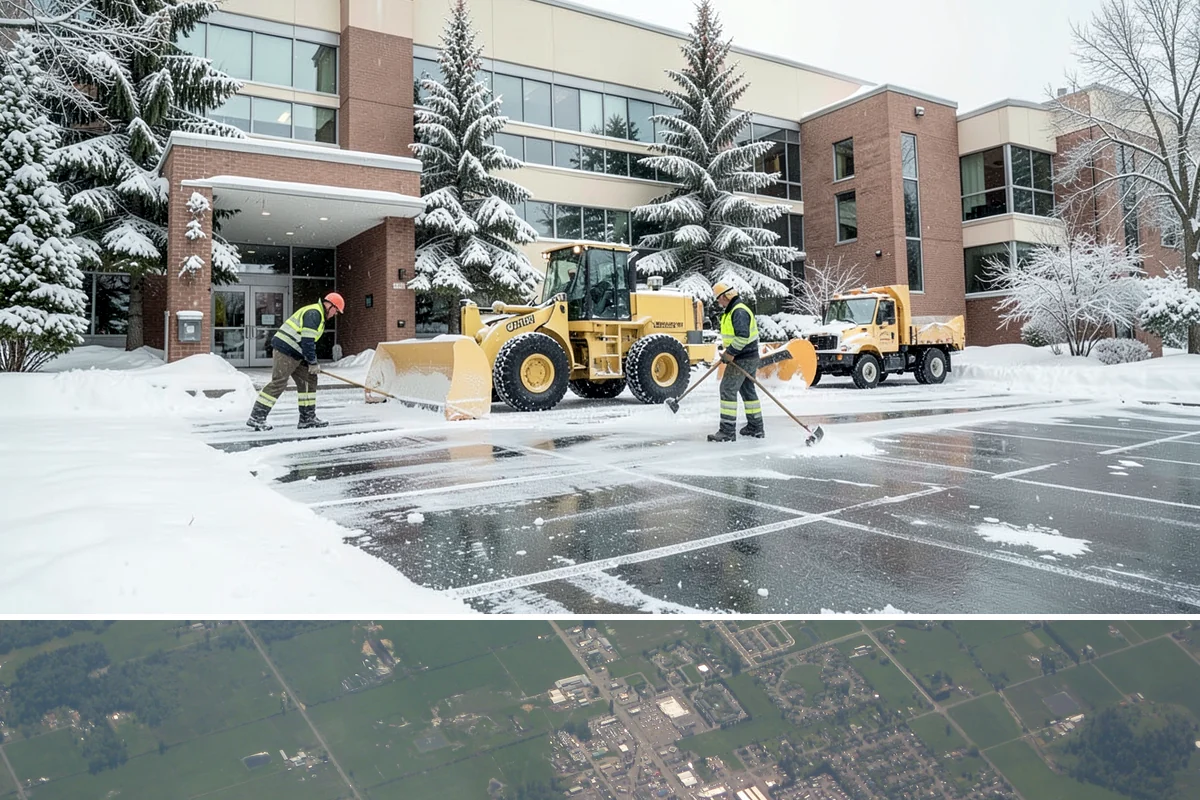 Senior Living Community Sidewalk Clearing in Enumclaw, King County, WA - Senior community demand runs from late fall through February, with any freeze warranting immediate, thorough clearing given...