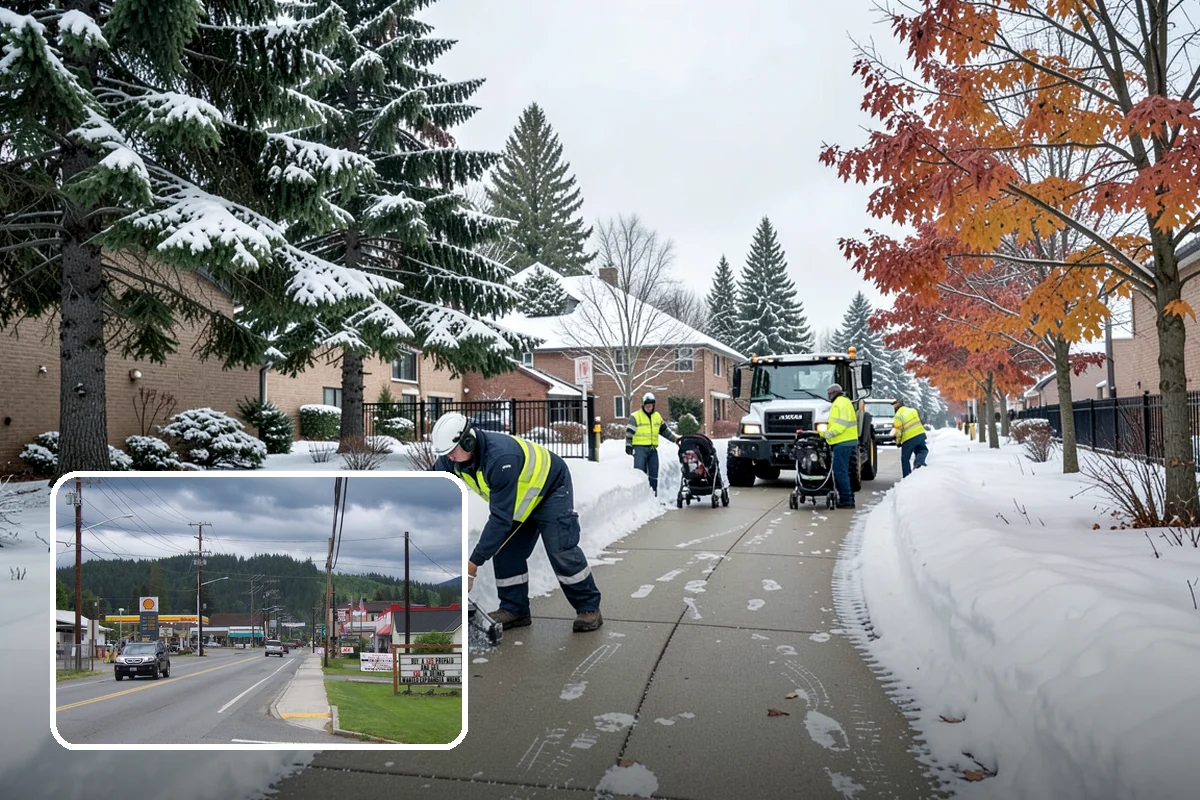 Senior Living Community Sidewalk Clearing in Granite Falls, Snohomish County, WA - Protects the highest-risk population from life-changing falls
