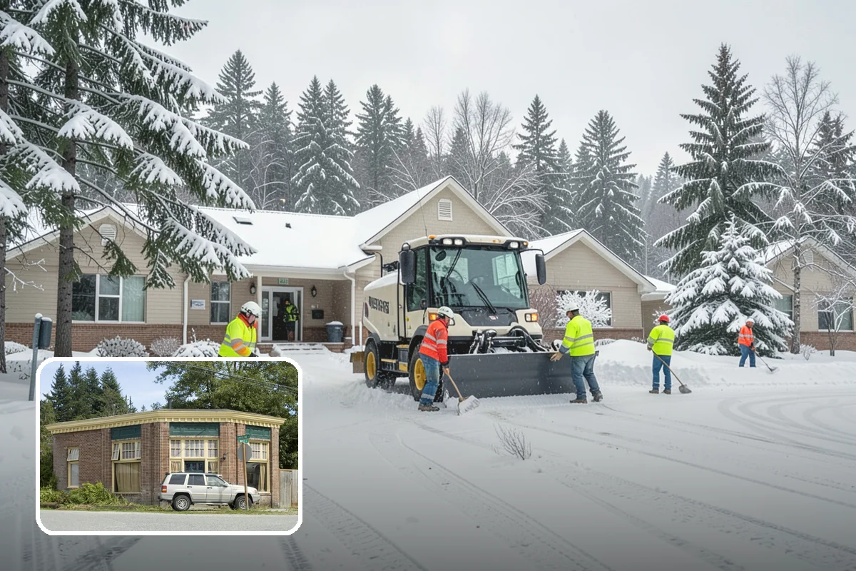 Senior Living Community Sidewalk Clearing in Hamilton, Skagit County, WA - Protects the highest-risk population from life-changing falls