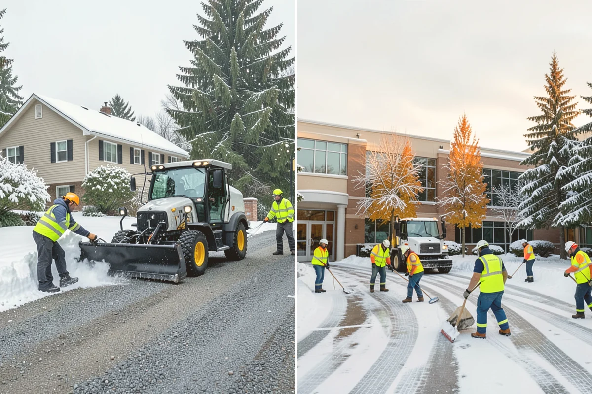 Senior Living Community Sidewalk Clearing in Index, Snohomish County, WA - Clear resident entrances and medical-transport approaches first